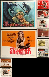 9a0086 LOT OF 11 UNFOLDED 1970S HALF-SHEETS 1970s great images from a variety of different movies!