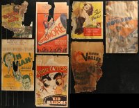 9a0033 LOT OF 7 POOR CONDITION WINDOW CARDS 1920s-1940s great images that need to be rescued!
