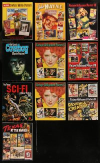 9a0486 LOT OF 10 BRUCE HERSHENSON SOFTCOVER MOVIE POSTER BOOKS AND AUCTION CATALOGS 1998-2005 cool!