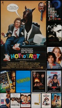 9a0207 LOT OF 18 UNFOLDED MOSTLY SINGLE-SIDED MOSTLY 27X40 ONE-SHEETS 1980s-1990s cool movie images!