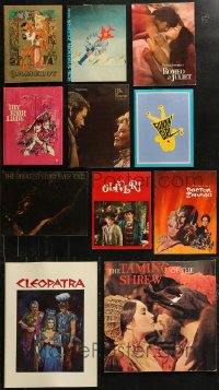 9a0233 LOT OF 11 SOUVENIR PROGRAM BOOKS 1960s from a variety of different movies!