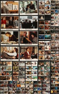 9a0351 LOT OF 223 LOBBY CARDS 1970s-1990s mostly complete sets from a variety of different movies!