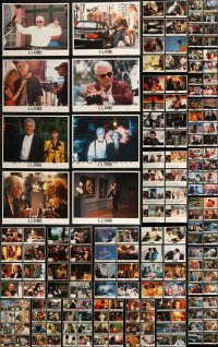 9a0352 LOT OF 208 LOBBY CARDS 1970s-1990s complete sets from a variety of different movies!