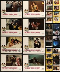9a0458 LOT OF 4 1975-95 SEAN CONNERY COMPLETE LOBBY CARD SETS 1975-1995 32 cards in all!