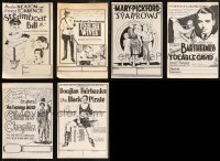 9a0169 LOT OF 6 UNFOLDED ANTHONY PHILLIPS GRIGGS MOVIEDROME 11X16 SPECIAL POSTERS 1960s-1970s cool!