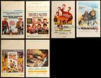 9a0031 LOT OF 11 WINDOW CARDS 1960s-1970s great images from a variety of different movies!