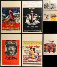 9a0029 LOT OF 13 WINDOW CARDS 1960s-1970s great images from a variety of different movies!