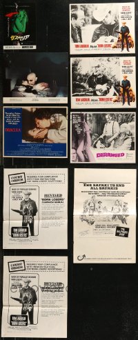 9a0258 LOT OF 9 MISCELLANEOUS ITEMS 1950s-1980s a variety of cool movie images & more!