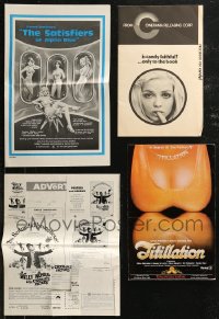 9a0549 LOT OF 4 CUT PRESSBOOKS 1960s-1980s advertising for a variety of different movies!
