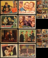 9a0427 LOT OF 24 1930S LOBBY CARDS 1930s great scenes from a variety of different movies!
