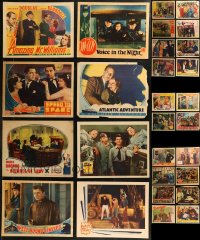 9a0413 LOT OF 36 1930S LOBBY CARDS 1930s great scenes from a variety of different movies!
