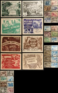 9a0411 LOT OF 38 1950S SERIAL TITLE CARDS 1950s great images from a variety of different movies!