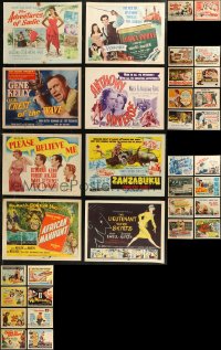 9a0403 LOT OF 50 1950S TITLE CARDS 1950s great images from a variety of different movies!