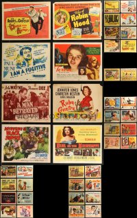 9a0398 LOT OF 66 1950S TITLE CARDS 1950s great images from a variety of different movies!