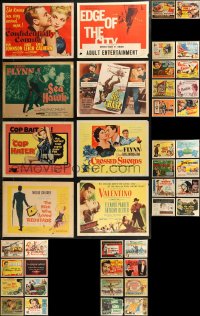 9a0394 LOT OF 58 1950S TITLE CARDS 1950s great images from a variety of different movies!