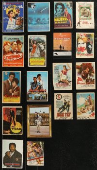 9a0585 LOT OF 18 SPANISH HERALDS 1940s-1980s great different images from a variety of movies!