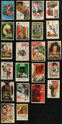 9a0583 LOT OF 22 SPANISH HERALDS 1960s-1970s great different images from a variety of movies!