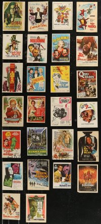 9a0581 LOT OF 26 SPANISH HERALDS 1950s-1970s great different images from a variety of movies!