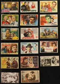 9a0586 LOT OF 17 HORIZONTAL SPANISH HERALDS 1940s-1960s great different movie images!
