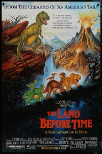 9a0042 LOT OF 11 UNFOLDED LAND BEFORE TIME HALF SUBWAY POSTERS 1988 Don Bluth & Steven Spielberg!