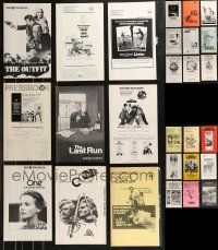 9a0504 LOT OF 42 UNCUT MOSTLY 1960S PRESSBOOKS 1960s advertising for a variety of different movies!