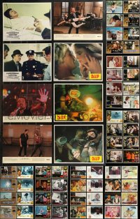 9a0370 LOT OF 91 1970S LOBBY CARDS 1970s incomplete sets from a variety of different movies!