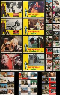9a0385 LOT OF 78 1970S LOBBY CARDS 1970s incomplete sets from a variety of different movies!