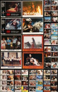 9a0366 LOT OF 108 1980S LOBBY CARDS 1980s incomplete sets from a variety of different movies!
