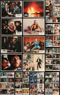 9a0375 LOT OF 88 1980S LOBBY CARDS 1980s incomplete sets from a variety of different movies!