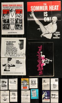 9a0515 LOT OF 28 UNCUT MOSTLY 1960S PRESSBOOKS 1960s advertising for a variety of different movies!
