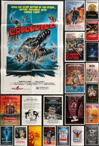 9a0326 LOT OF 41 FOLDED ONE-SHEETS 1970s-1980s great images from a variety of different movies!