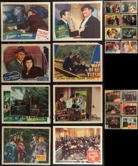 9a0429 LOT OF 22 1940S CRIME/DETECTIVE/FILM NOIR LOBBY CARDS 1940s scenes from several movies!