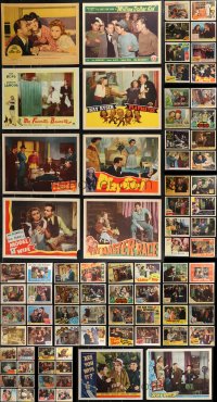 9a0372 LOT OF 90 1940S LOBBY CARDS 1940s great scenes from a variety of different movies!