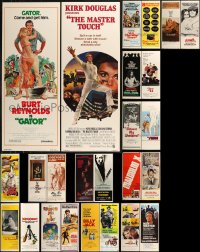 9a0113 LOT OF 29 UNFOLDED 1970S INSERTS 1970s great images from a variety of different movies!