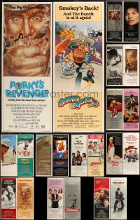 9a0120 LOT OF 24 UNFOLDED 1980S INSERTS 1980s great images from a variety of different movies!