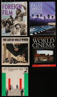 9a0493 LOT OF 5 NON-U.S. MOVIE SOFTCOVER BOOKS 1970s-2010s filled with great images & information!
