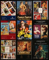 9a0463 LOT OF 9 BRUCE HERSHENSON CHRISTIE'S MOVIE POSTER AUCTION CATALOGS 1990-1997 great images!