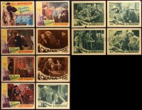 9a0438 LOT OF 12 KEN MAYNARD LOBBY CARDS 1930s-1940s incomplete sets from three different movies!