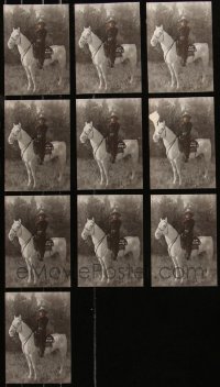 9a0659 LOT OF 10 TIM MCCOY 5X7 PICTURE FRAME PHOTOS 1930s great cowboy portrait on his horse!