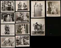 9a0574 LOT OF 11 ABBOTT & COSTELLO 8X10 STILLS 1940s-1950s great scenes from their movies!
