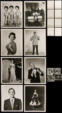 9a0572 LOT OF 12 8X10 STILLS FROM MUSICAL SHORTS 1955-1957 great portraits of performers!