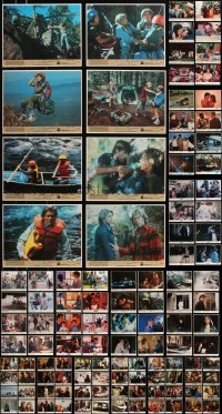 9a0551 LOT OF 136 MINI LOBBY CARDS 1980s complete sets from a variety of different movies!