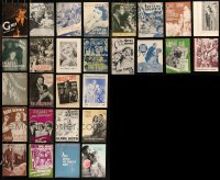 9a0599 LOT OF 28 DANISH PROGRAMS 1930s-1940s great images & info for a variety of different movies!