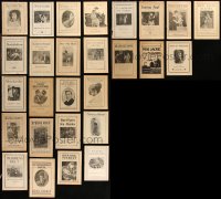 9a0600 LOT OF 27 DANISH PROGRAMS FROM SILENT MOVIES 1920s great different images!