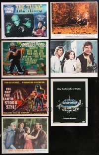 9a0238 LOT OF 7 REPROS OF 1950S-70S SCI-FI LOBBY CARDS 2000s great images from the best movies!