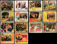 9a0241 LOT OF 14 REPROS OF CLASSIC MOVIE LOBBY CARDS 2000s wonderful images from top movies!