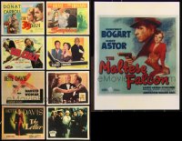 9a0236 LOT OF 9 REPROS OF FILM NOIR AND ALFRED HITCHCOCK MOVIE LOBBY CARDS 2000s wonderful images!