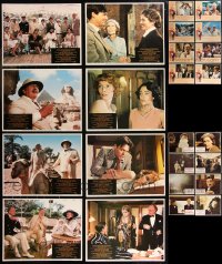 9a0425 LOT OF 24 AGATHA CHRISTIE LOBBY CARDS 1970s-1980s complete sets from mystery movies!