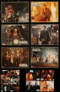 9a0255 LOT OF 16 QUENTIN TARANTINO PRODUCTION FRENCH LOBBY CARDS 1990s-2000s Planet Terror!