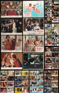 9a0376 LOT OF 87 1980S LOBBY CARDS 1980s incomplete sets from a variety of different movies!
